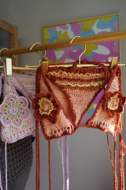 Handcrafted crochet bikini sets & swimsuits
