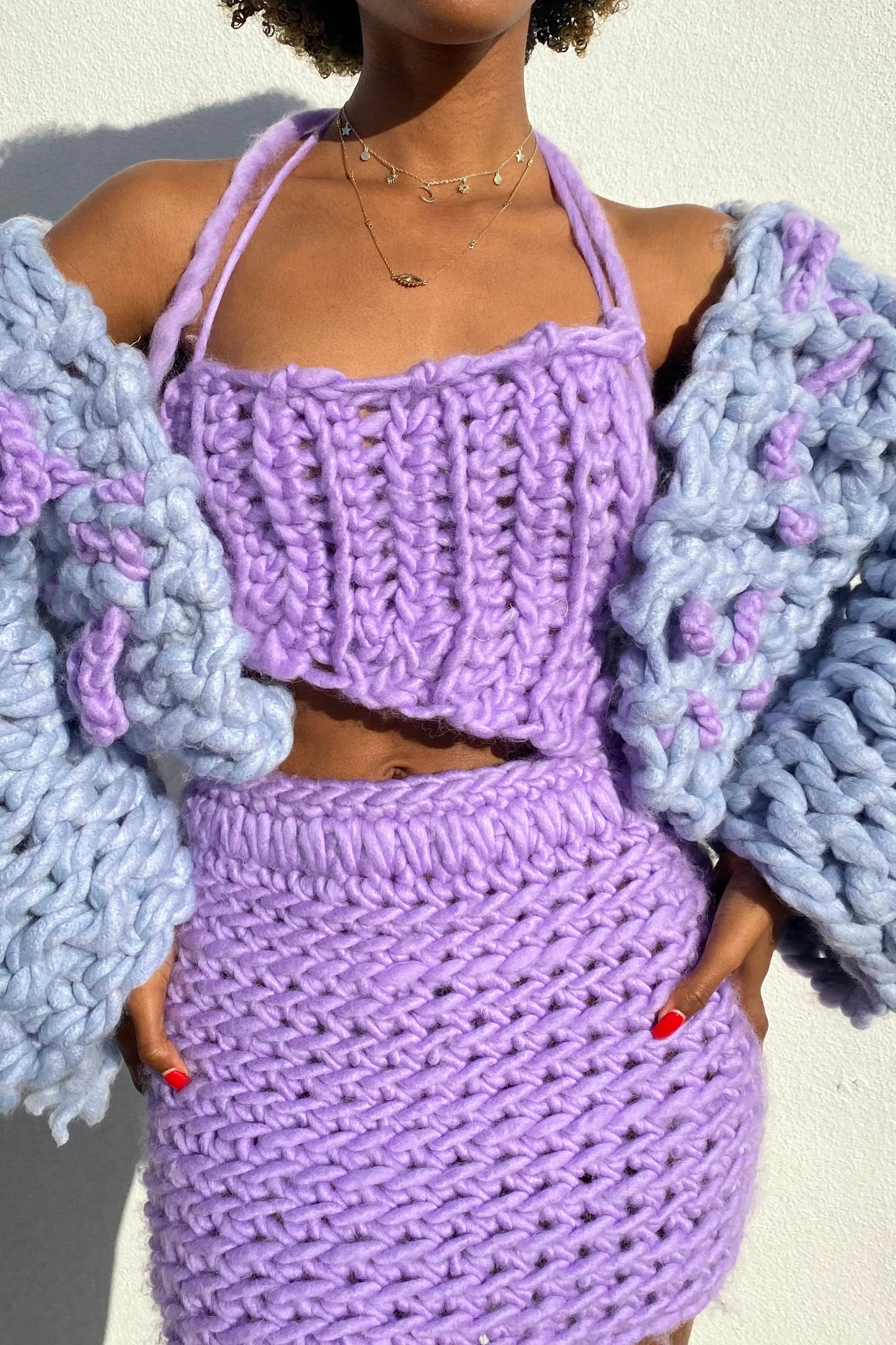 CUSTOM CHUNKY KNIT SET