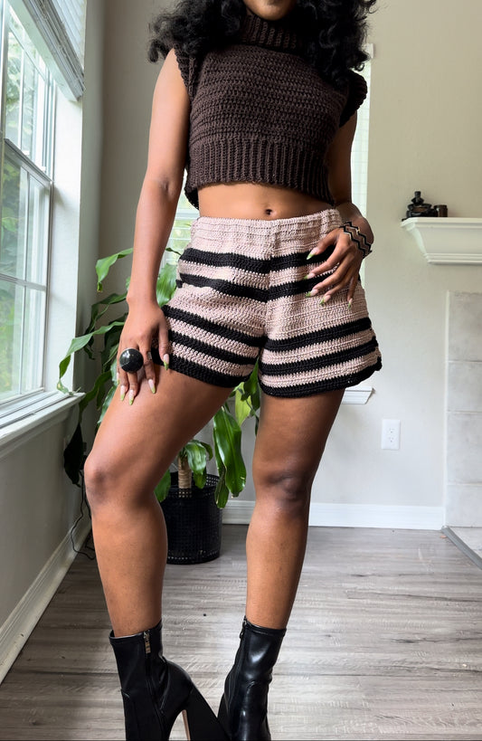 Stripped Shortz Pattern