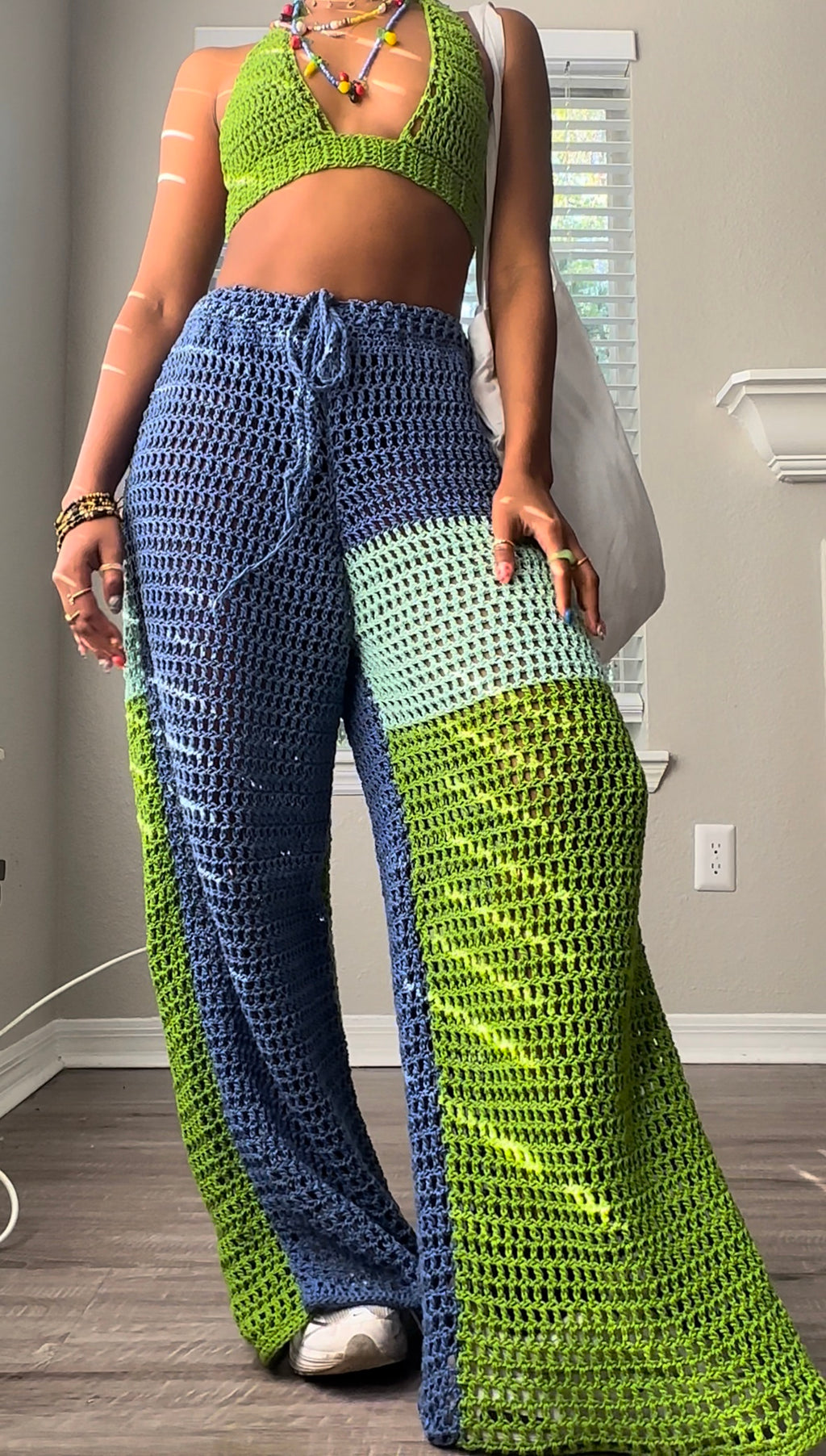 THE DRAWSTRING COVER-UP SET