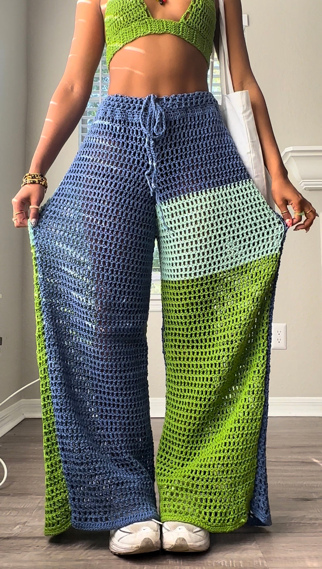 THE DRAWSTRING COVER-UP SET