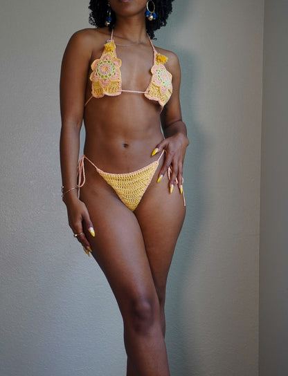 PRADO GOLD BIKINI SET