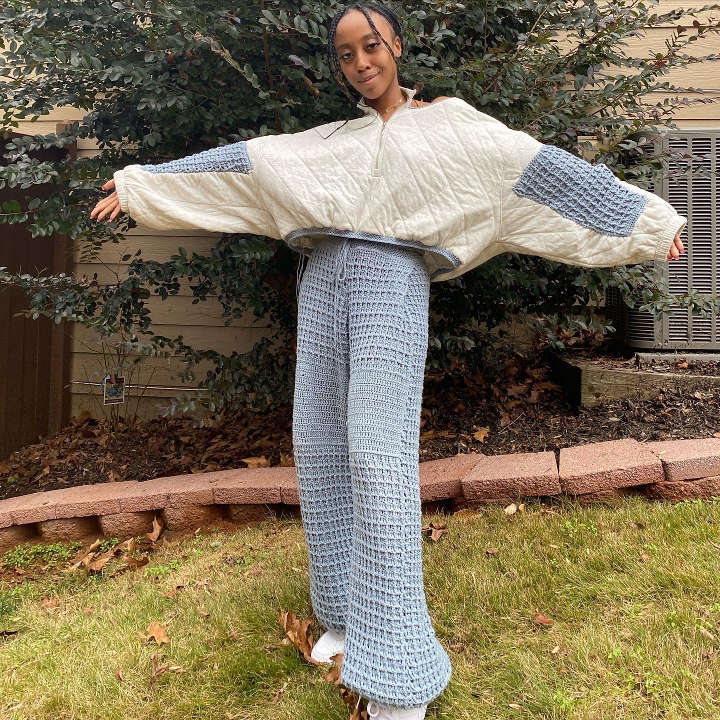 Waffle pants pattern